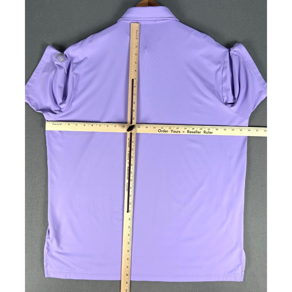 RLX Ralph Lauren Polo Shirt Mens XL Lavender Purple Ridgemoor Country Club Golf - Picture 8 of 11